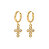 Boucles d'oreilles Cross